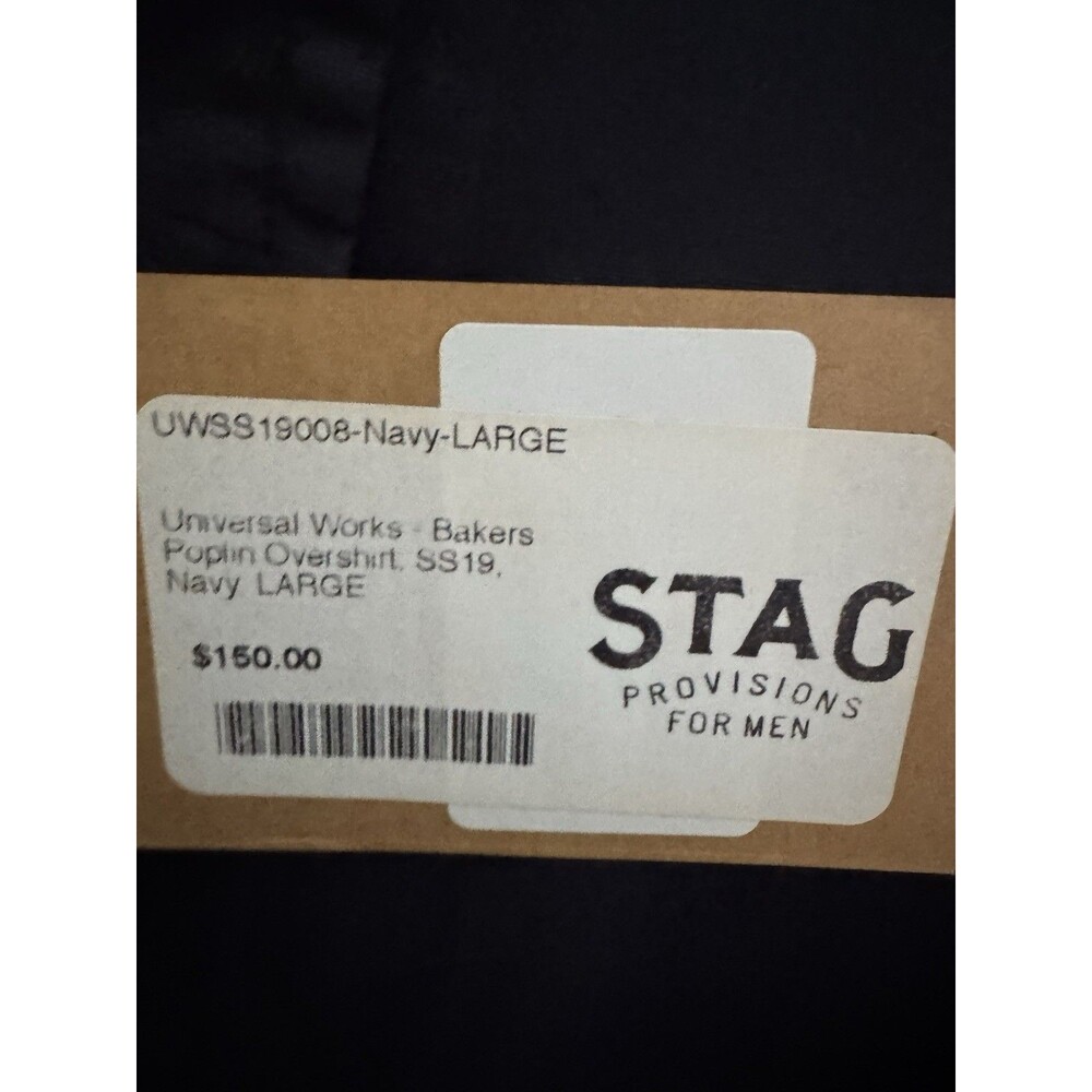 NWT Universal Standard Bakers Poplin Overshirt Chore Coat L Workwear Utility - Picture 4 of 4